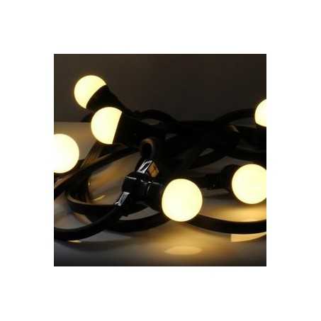 Guirlande champêtre Blanc chaud 10M 10 douilles B22