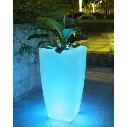 Location pot à led sur batterie 43x43x85 cm