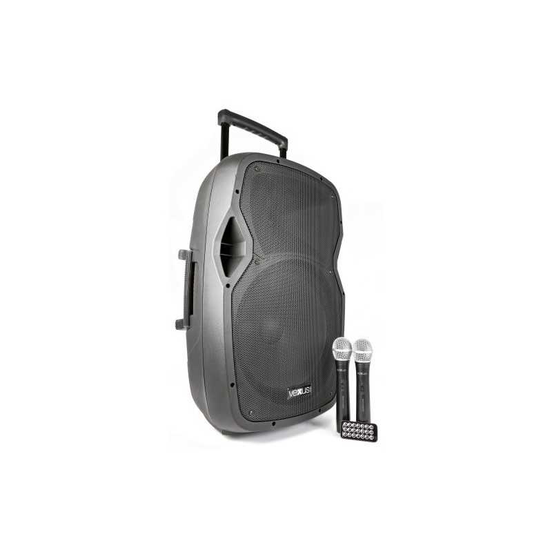 Location Enceinte USB - 500watts batterie ou secteur avec 2 micros HF