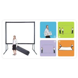 Location ecran valise 366cm x 274cm - Vendée 85