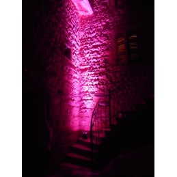 Location Projecteur de décoration sur batterie 50W RGBW DMX HF (Blanc)