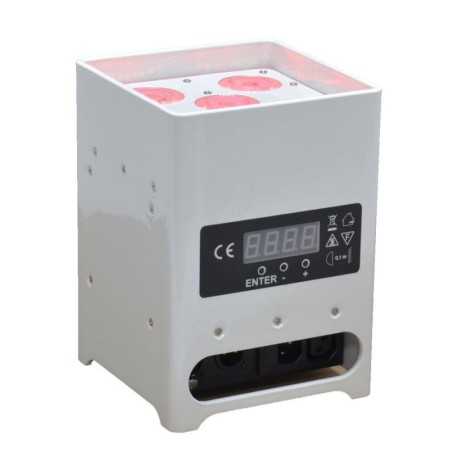 Location Projecteur de décoration sur batterie 50W RGBW DMX HF (Blanc)