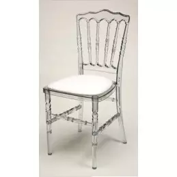 Location superbe chaise type napoléon transparente (vendée)