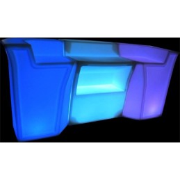 location Bar lumineux à led / Banque d' accueil en vendee