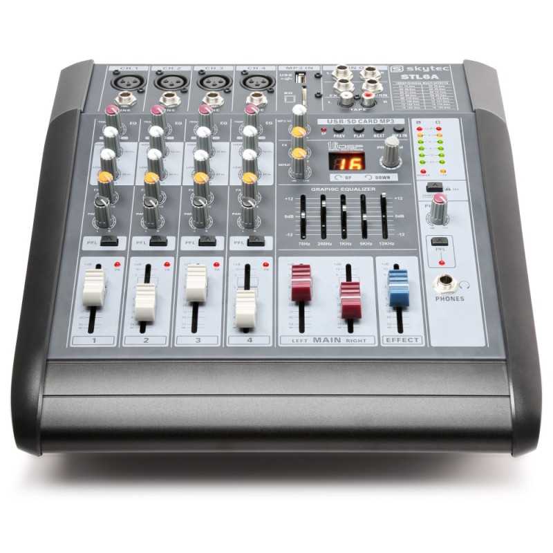 Location console de mixage amplifiée USB/SD/MP3 2x300watts SKYTEC