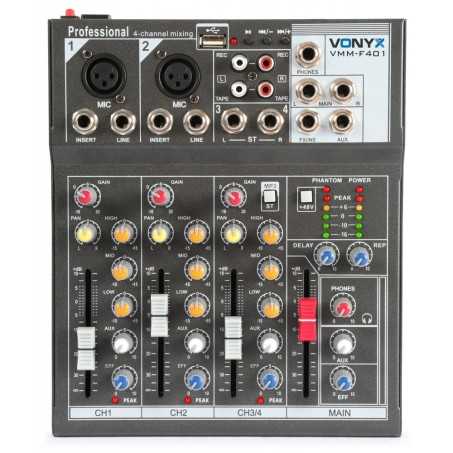 Location table de mixage 4 canaux USB VONYX VMM F401