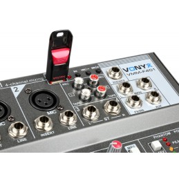 Location table de mixage 4 canaux USB VONYX VMM F401