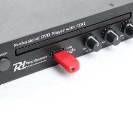 Location Power Dynamics PDC150 Lecteur DVD 19“, avec CD+G et USB