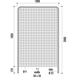 Location grille exposition
