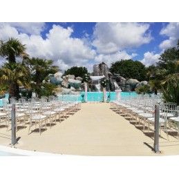 Location superbe chaise type napoléon transparente (vendée)