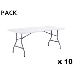 Location pack 10 tables rectangulaire 200*90 cm (vendée)