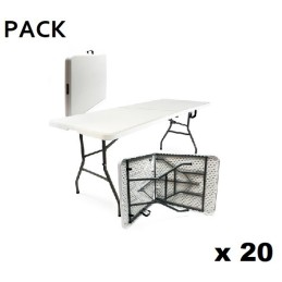 Location pack 20 tables rectangulaire 183*75 cm (vendée)