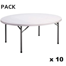 Location pack 10 TABLES RONDES 150 CM (vendée)