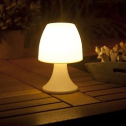 Lampe à led de table type champignon sur batterie