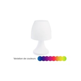 Lampe de table led plastique
