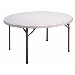 Location table ronde diamètre 180 cm en vendée, les sables d'olonne, la Roche sur Yon, Challans et Talmont saint hilaire