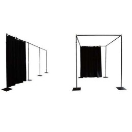 montant fixe portant pendrillon