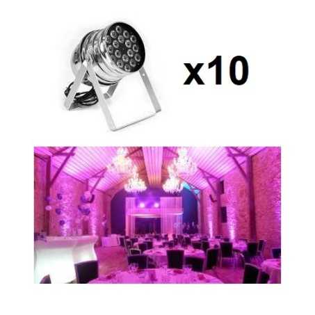 pack 10 éclairages location