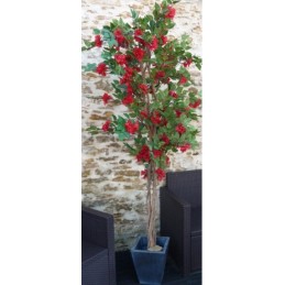 location plante artificiel bougainvillier rouge
