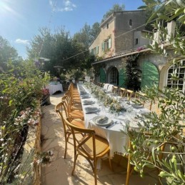 Location chaise bistrot dos croisé en vendée