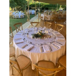 Location chaise bistrot dos croisé en vendée