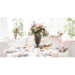 Location table ronde diamètre 180 cm en vendée, les sables d'olonne, la Roche sur Yon, Challans et Talmont saint hilaire