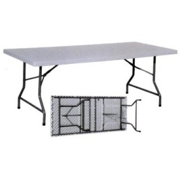 Location table rectangulaire 200 x 90 cm en vendée, les sables d'olonne, la Roche sur Yon, Challans et Talmont saint hilaire