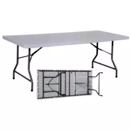 Location table rectangulaire 180 x 75 cm en vendée, les sables d'olonne, la Roche sur Yon, Challans et Talmont saint hilaire