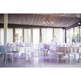 Location superbe chaise type napoléon transparente (vendée)