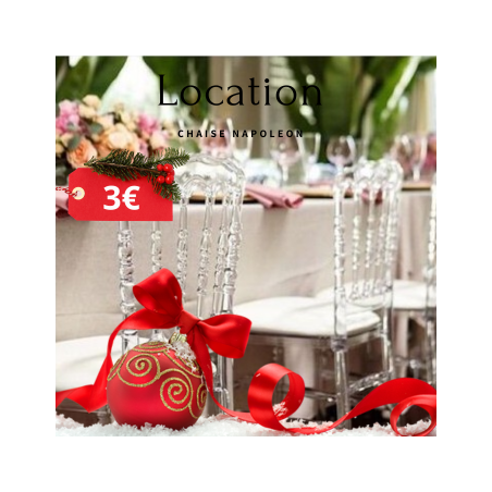 location chaise transparente noel