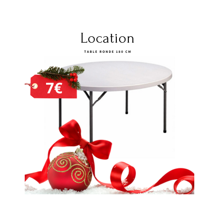 location table ronde 180 noel