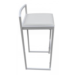 location tabouret bar assise blanche