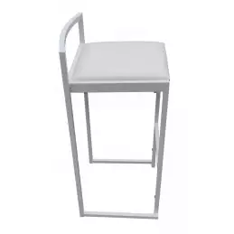 location tabouret bar assise blanche