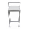 location tabouret bar assise blanche