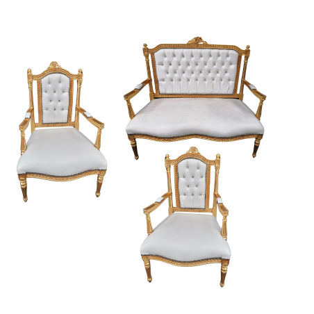 ensemble canapé baroque Location en vendée, les sables d'olonne, la Roche sur Yon, Challans et Talmont saint hilaire