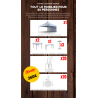 Pack location mobiliers soirée 20 personnes