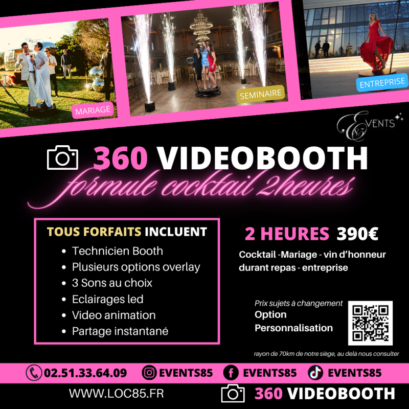 location videobooth 360